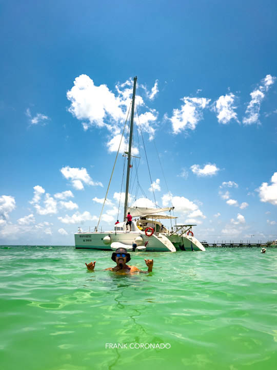 paseo en catamaran por cozumel