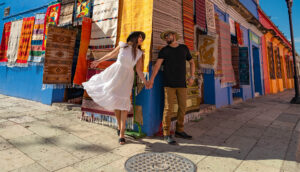 Pareja de novios en sesion de fotos por Oaxaca