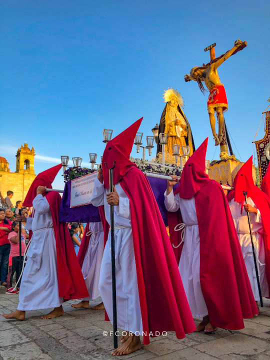 procesion del silencio en Oaxaca
