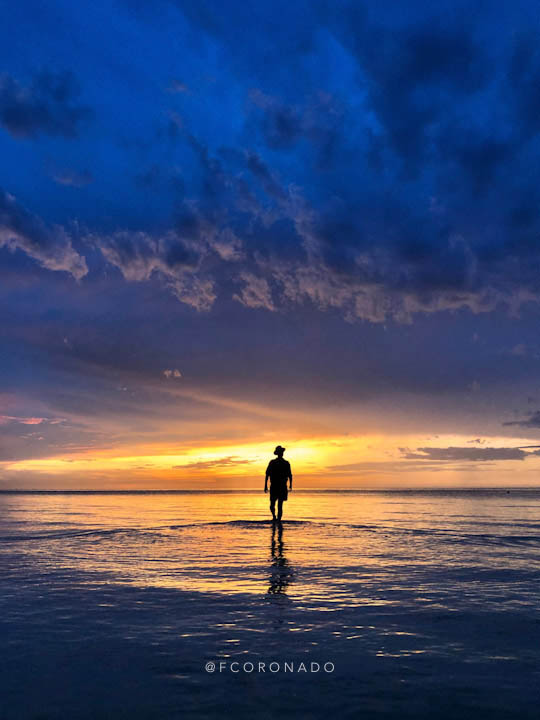 atardecer en la isla de holbox