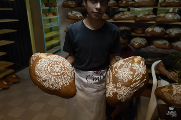 El tradicional Pan de Muerto de Mitla