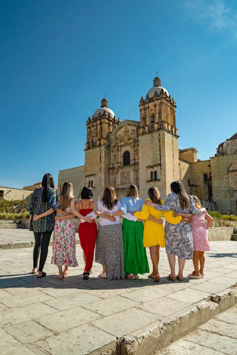 Sesion fotografia de amigas en oaxaca