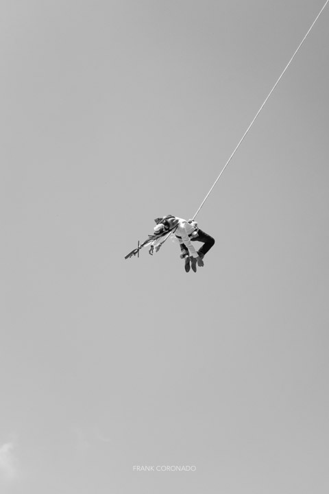 volador en el aire