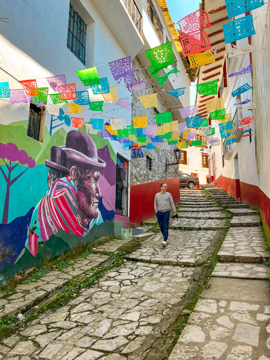 calles coloridas de cuetzalan Puebla