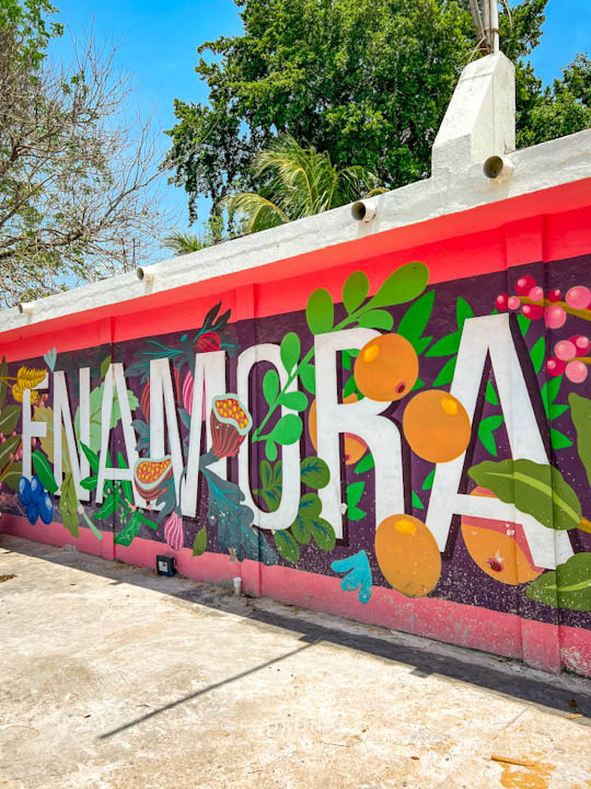 fachada del restaurante enamora en bacalar