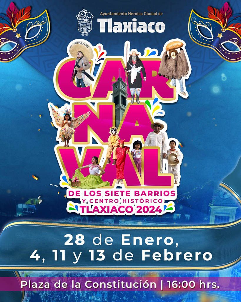 cartel del carnaval en tlaxiaco oaxaca