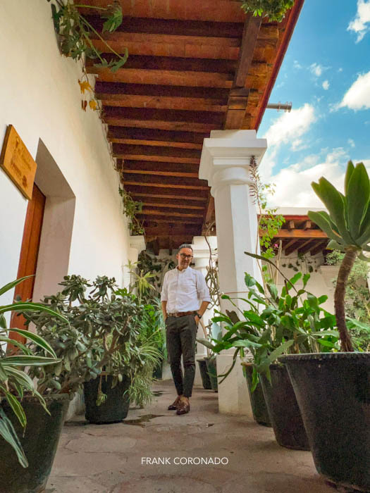 patio del instituto de la artes graficas de oaxaca