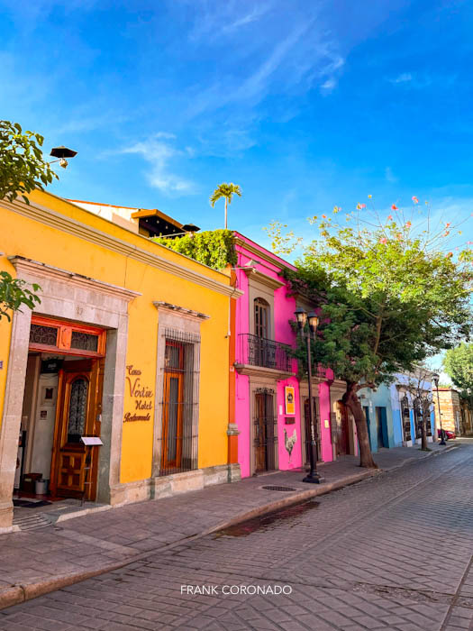 calles de colores en oaxaca