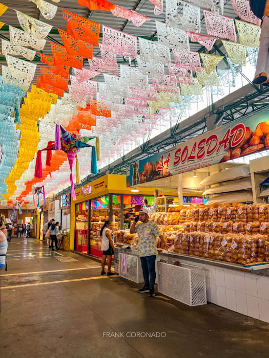 puestos de pan de yema en el mercado 20 de noviembre