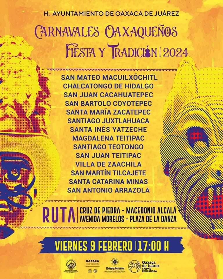 muestra de carnavales de oaxaca