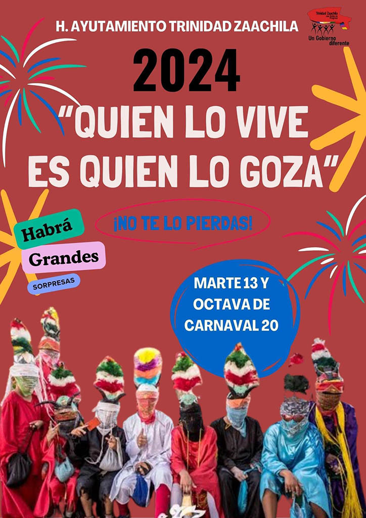 cartel del carnaval de trinidad zaachila