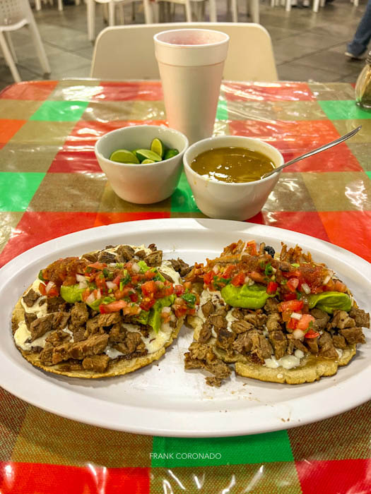 chorreada con asada de taqueria san pablo