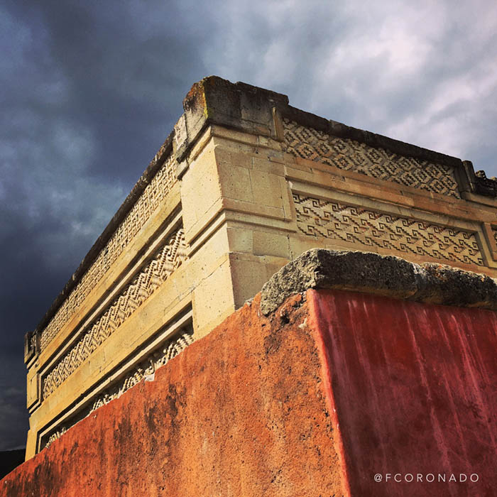 detalle de la zona arqueologica de Mitla