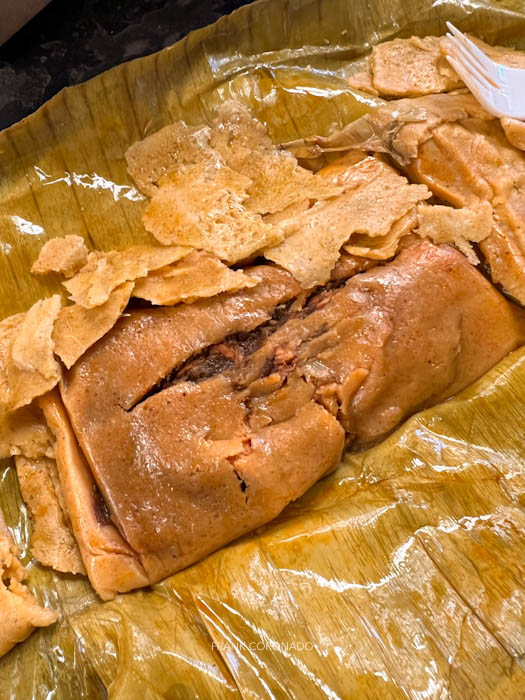 tamal de mole negro de oaxaca