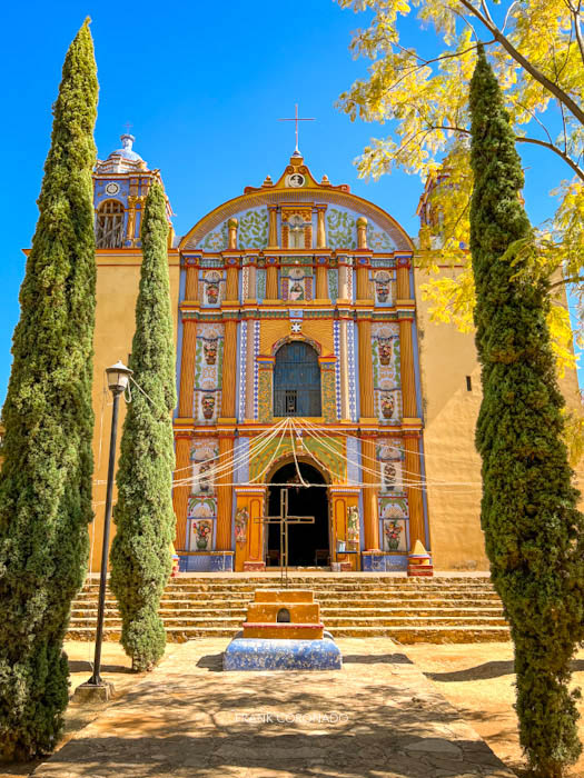 fachada del templo de zegache