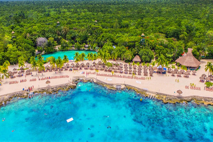 parque chankanaab en la isla de cozumel