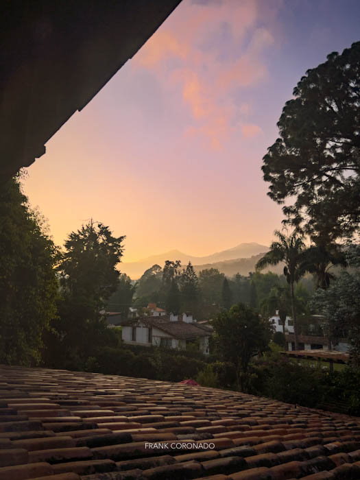 vista del amanecer en avándaro