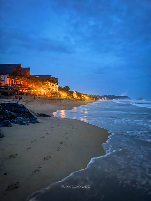 noche en zipolite