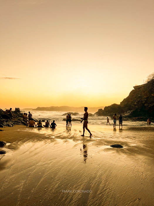 siluetas en zipolite