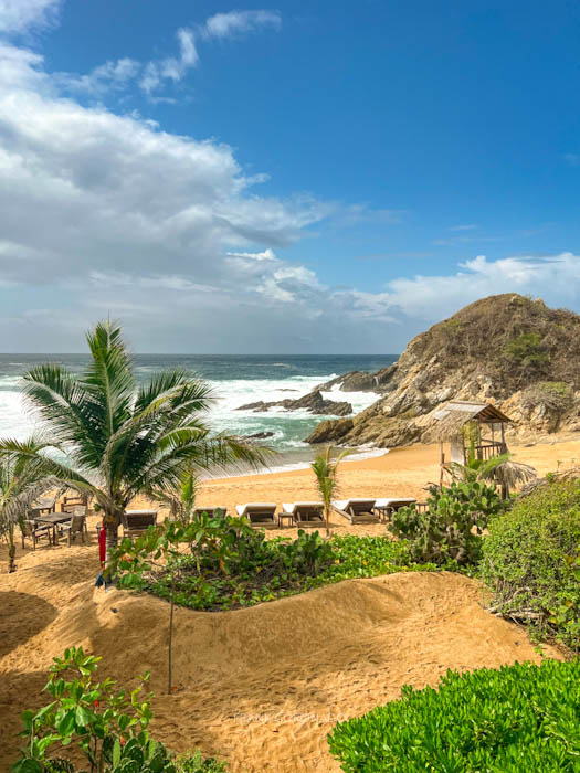 Playa zipolite en Oaxaca