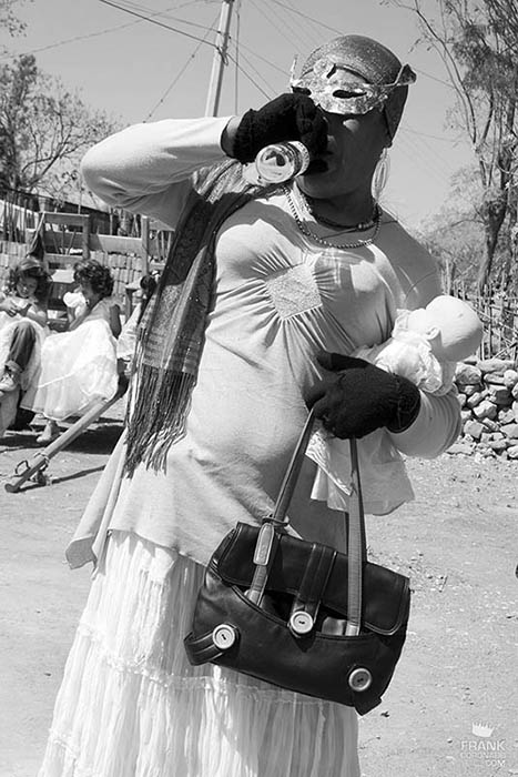 Fiesta de carnaval fiesta en San Martin Tilcajete Oaxaca