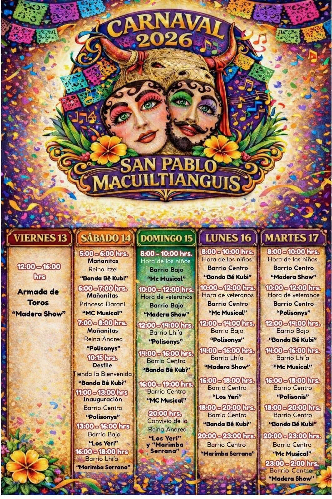 Carnaval San Pablo Macuiltianguis