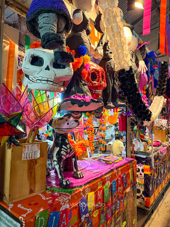 Mercado de Oaxaca en día de Muertos