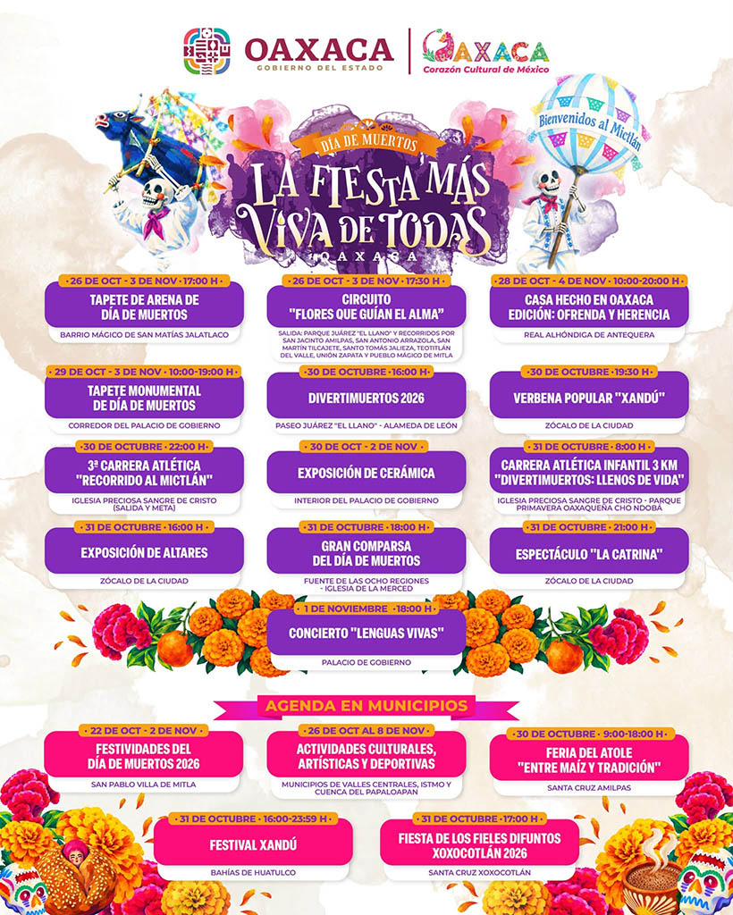Actividades dia de Muertos 2026