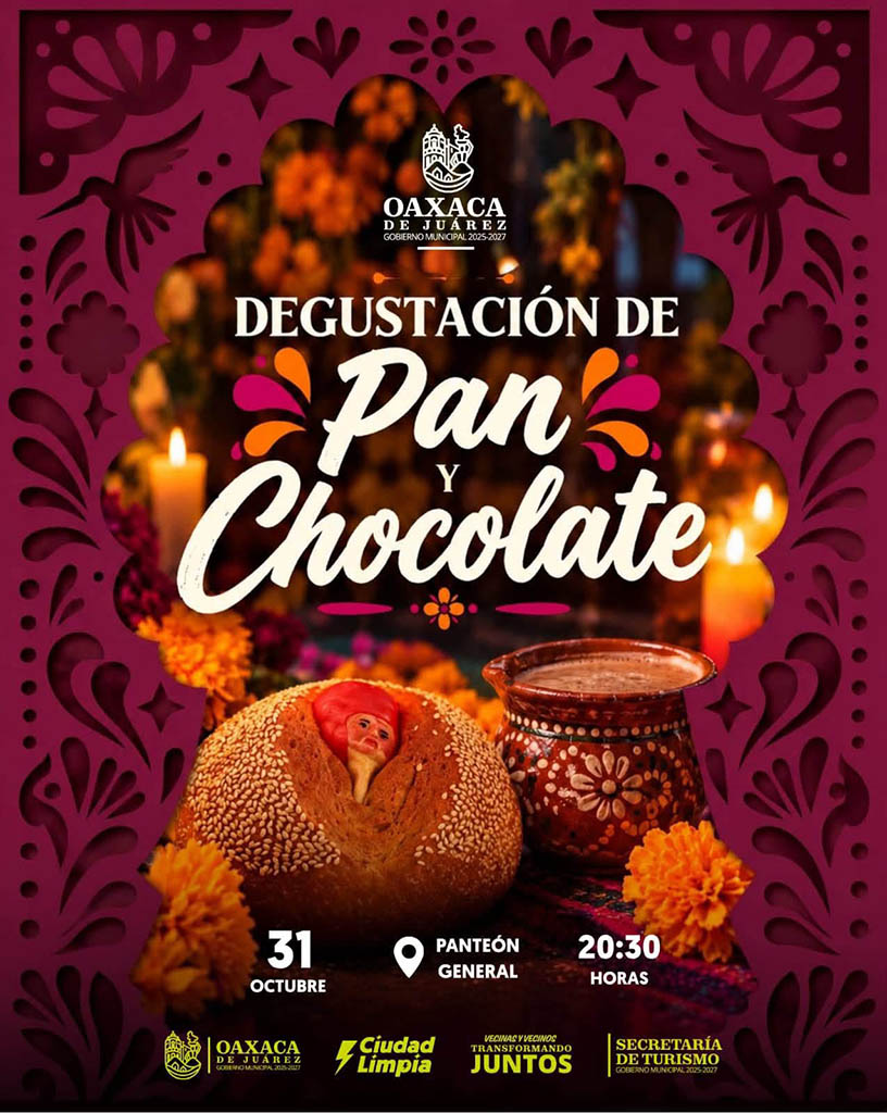 Degustación de pan y chocolate