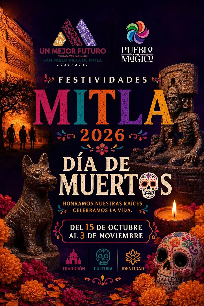 Dia de muertos en Mitla 2026